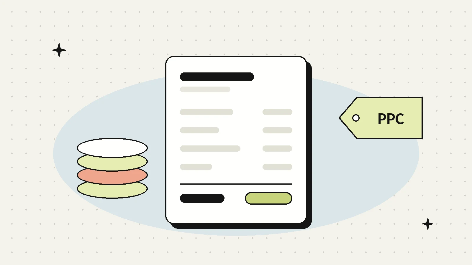 SEO vs. Paid Search for B2B Lead Generation illustration